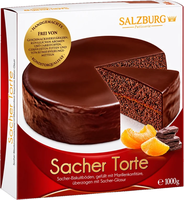 Sacher Torte, Verpackung