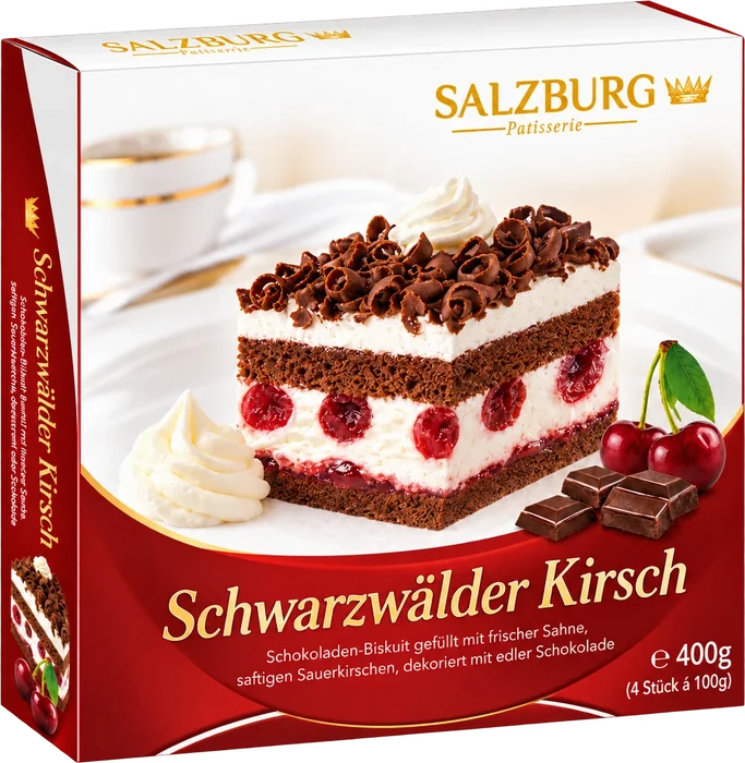 Schwarzwälder Kirsch, Verpackung