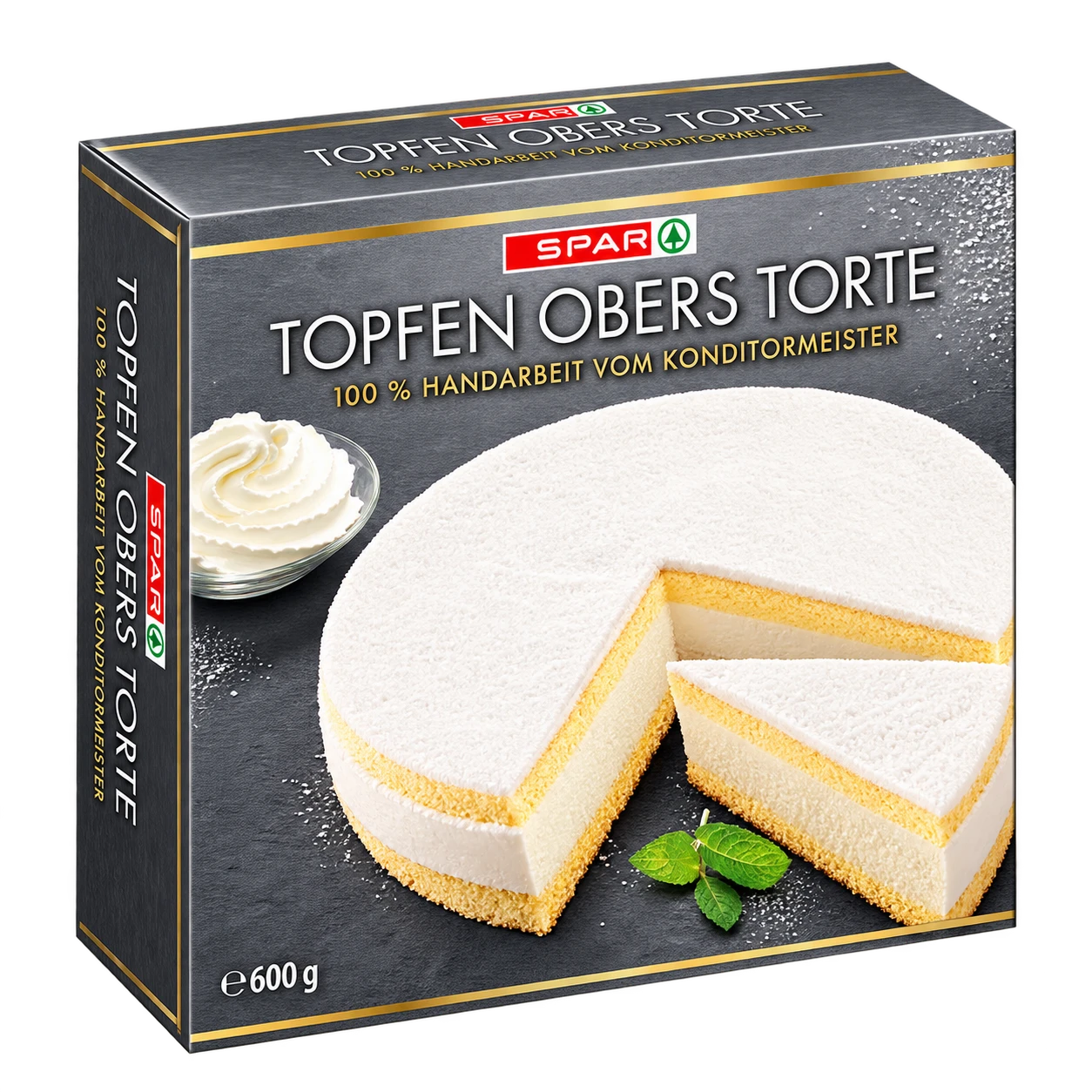 SPAR Qualitätsmarke Obers Topfen Torte 600 g, Packung